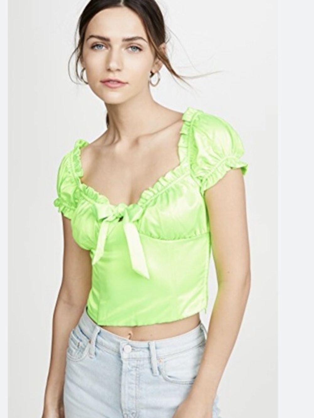 I.AM.GIA Naomi Neon Green Top Size XS